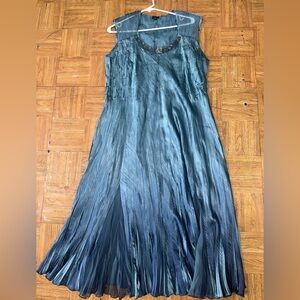Komarov big mama Elegant Blue Sleeveless Dress